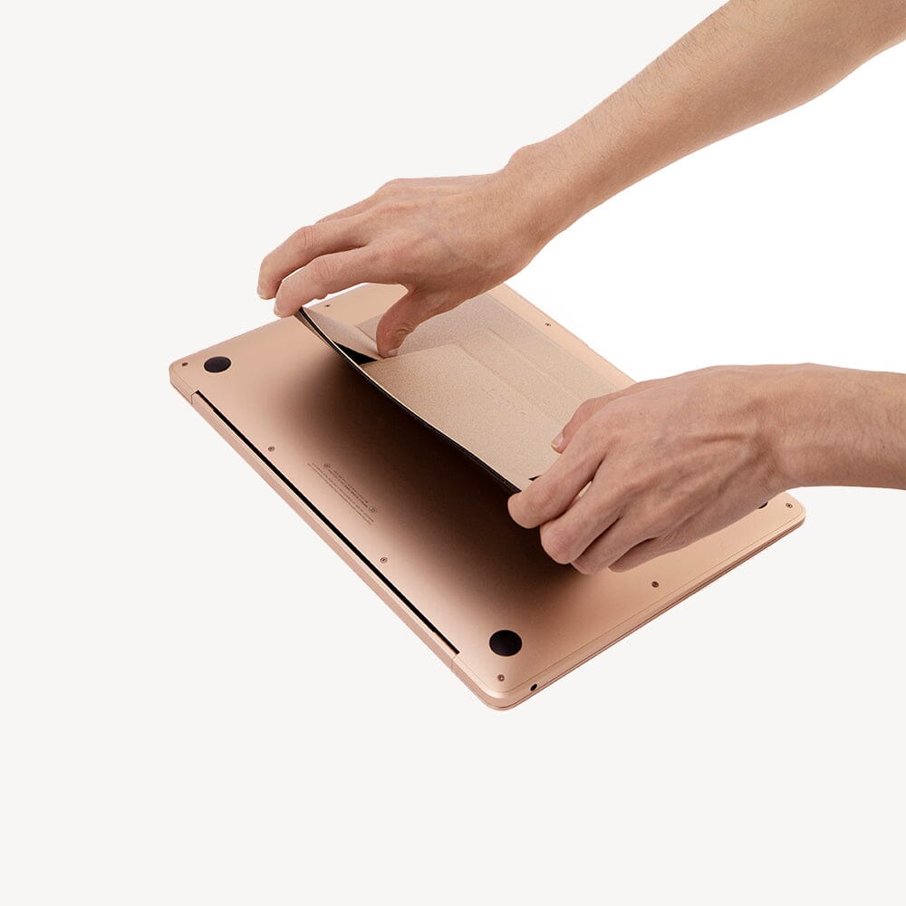Adhesive Laptop Stand | Gold For Laptops MS006