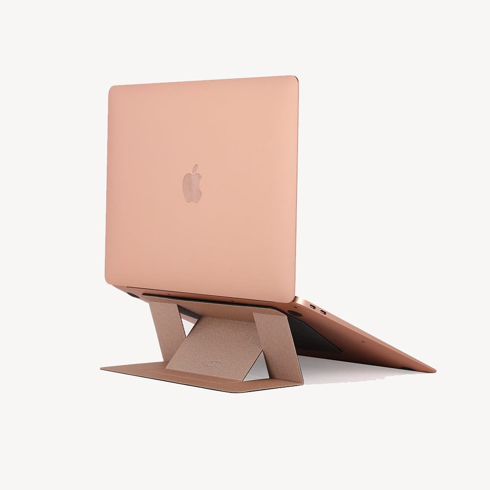Adhesive Laptop Stand | Gold For Laptops MS006