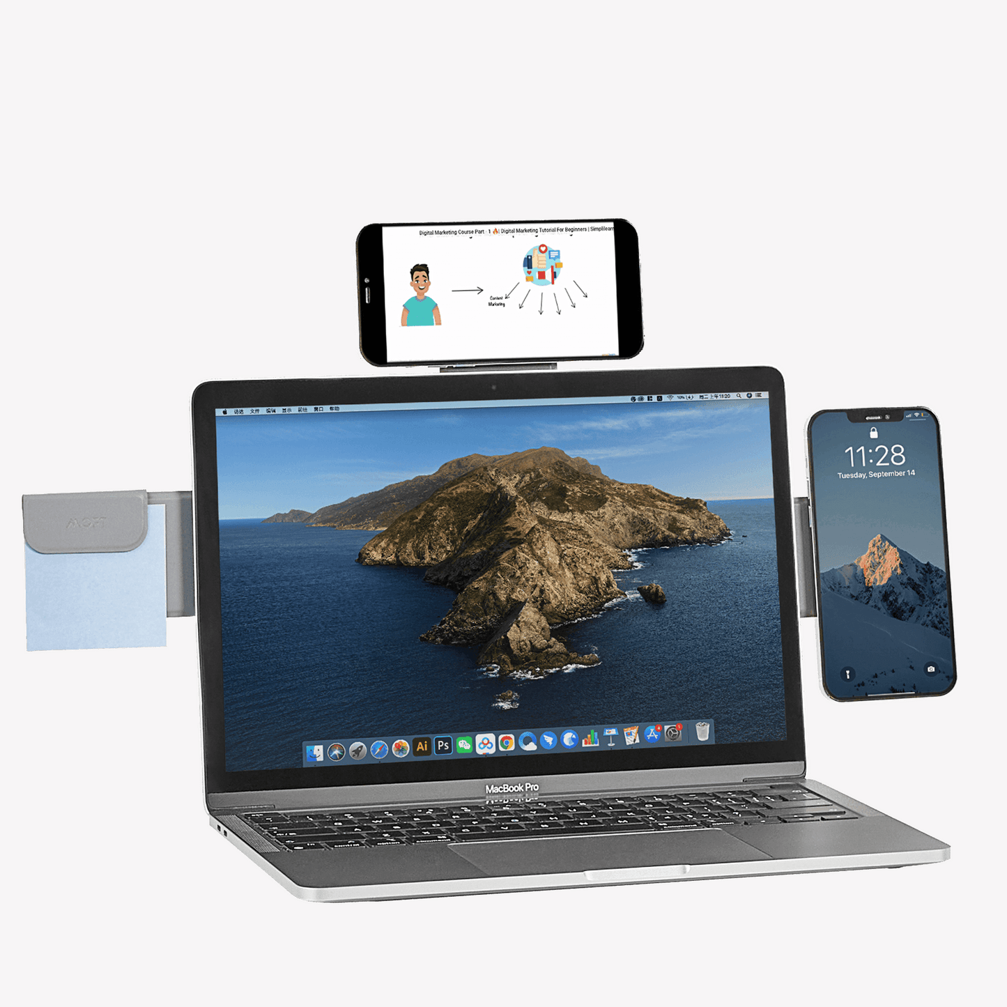 Snap Laptop Phone Holder MOFT
