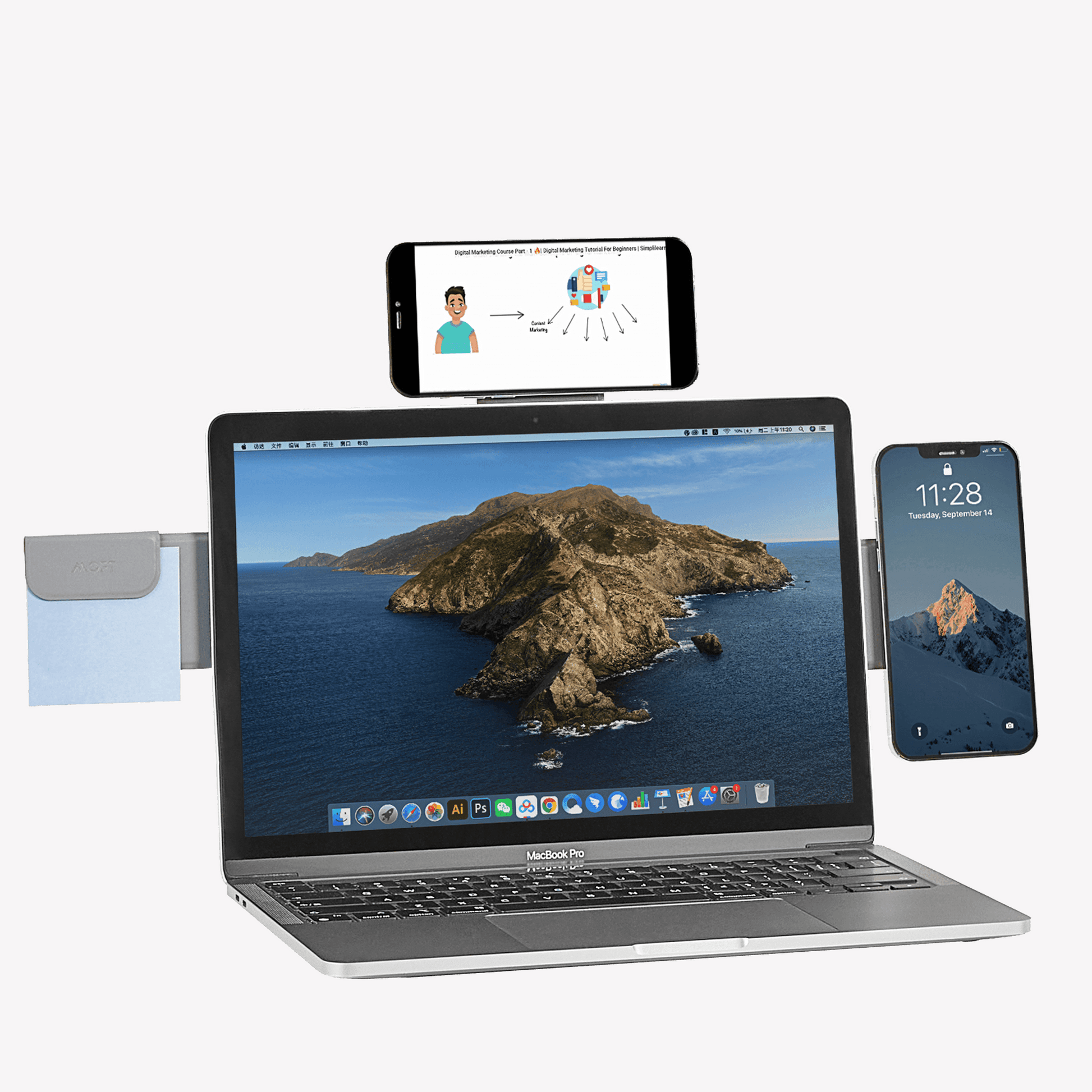 Snap Laptop Phone Holder MOFT