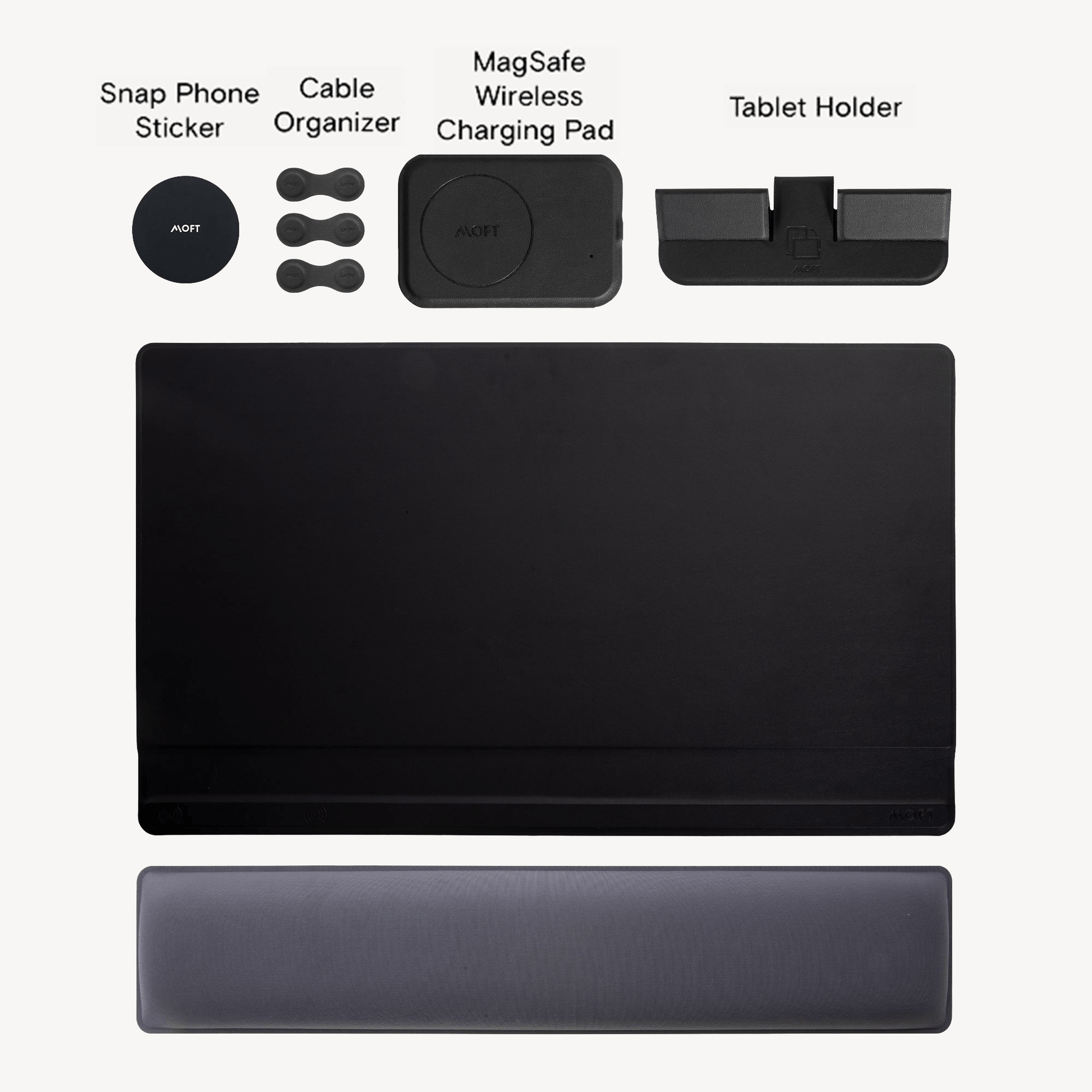 Smart Desk Mat MS020 Smart Mat Digital Kit Night Black