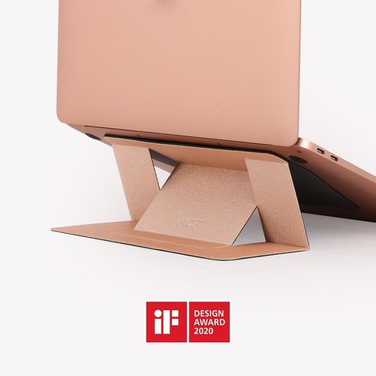 Adhesive Laptop Stand | Gold For Laptops MS006 Gold