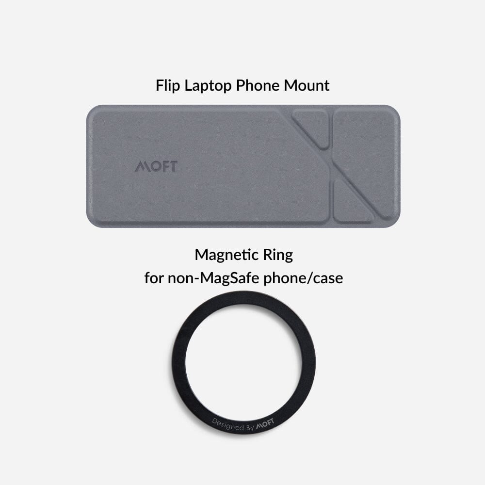 Flip Laptop Phone Mount For Laptops MS021P Gray With