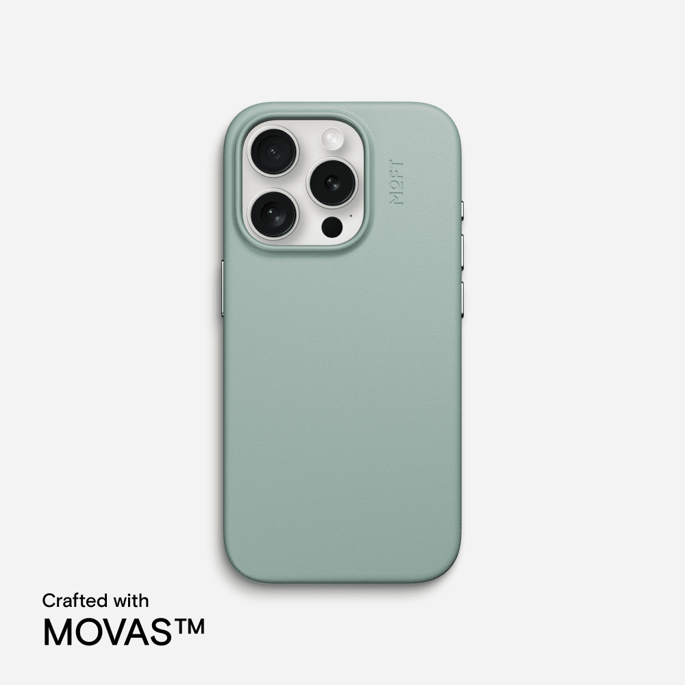 Snap Phone Case MOVAS™ - MagSafe Compatible For Phones MD020 Seafoam iPhone 15 Pro