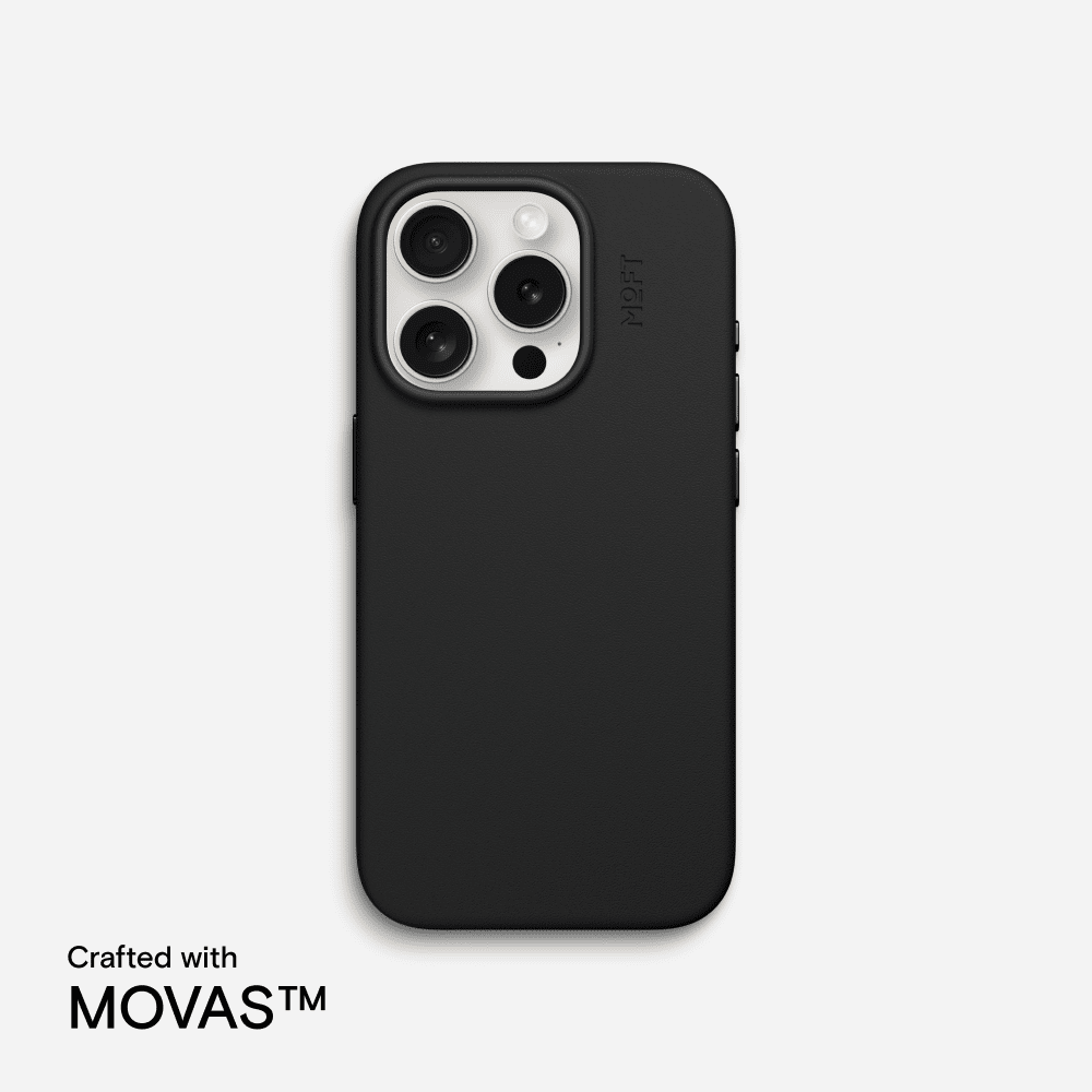 Snap Phone Case MOVAS™ - MagSafe Compatible For Phones MD020 Jet Black iPhone 15 Pro