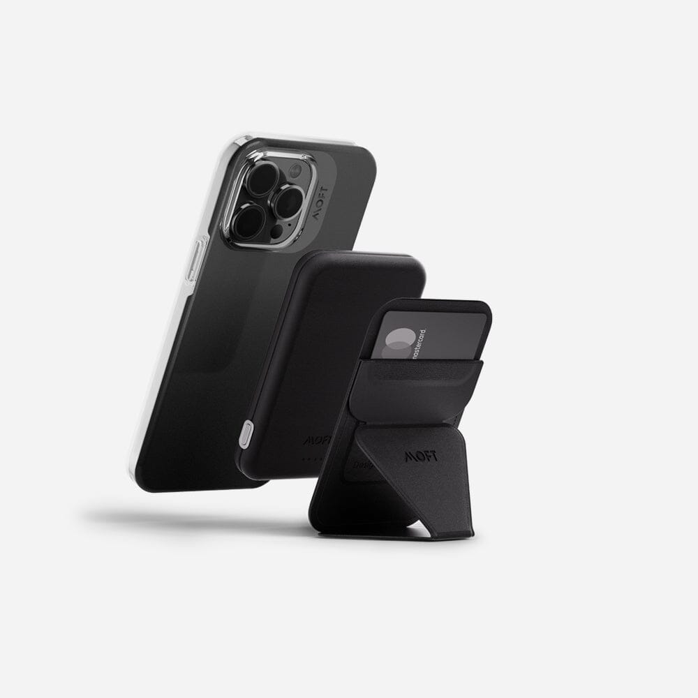 Snap Stand Power Set (MagSafe Compatible) For Phones MD015+MS007MS Jet Black