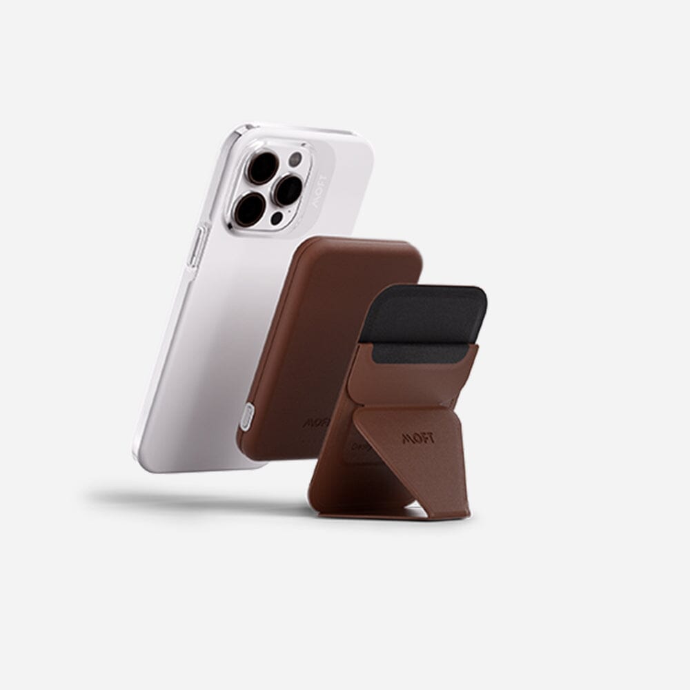 Snap Stand Power Set (MagSafe Compatible) For Phones MD015+MS007MS Sienna Brown