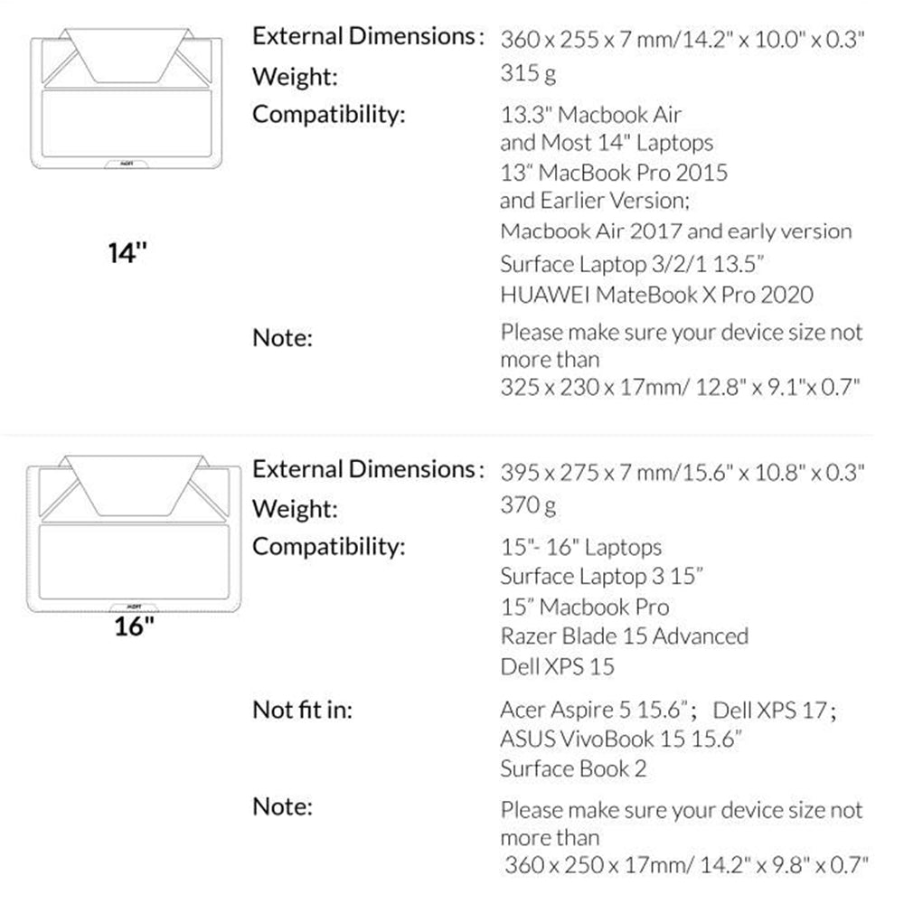 Laptop Carry Sleeve For Laptops MB002