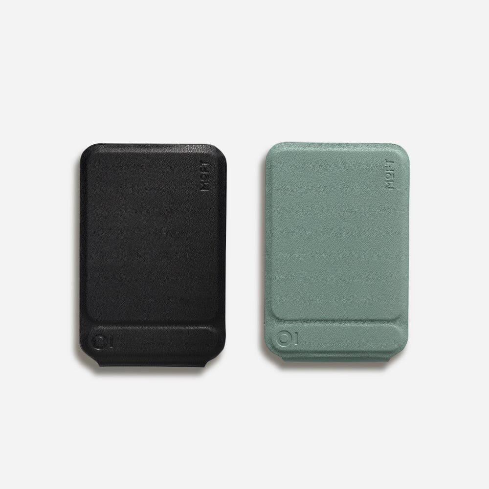 2 Snap Phone Tripod Stand MOVAS™ - MagSafe Compatible For Phones MS027 Jet Black Seafoam