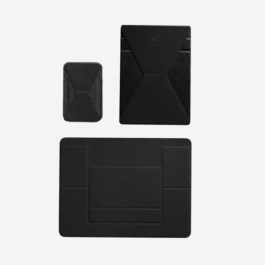 Work Anywhere Set - Adhesive Laptop Stand & Tablet Stand & Phone Stand bundle 01