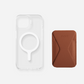 Case, Stand & Wallet Snap Set - MagSafe Compatible MD011-set1 Sienna Brown iPhone 14 Clear